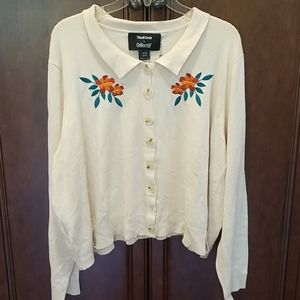 Maya Winter Flora Cardigan Cream Collectif US 22